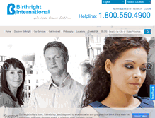 Tablet Screenshot of birthright.org