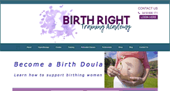 Desktop Screenshot of birthright.com.au