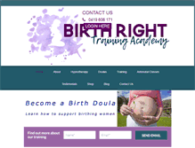 Tablet Screenshot of birthright.com.au
